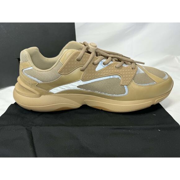 Dior B24 Beige Mesh Leather Trainers Size 46 EU/ 13 US SPB-TS 343339 main image 12